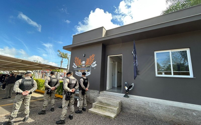 Prédio novo da Força Tática no quartel da BM em Taquara | abc+