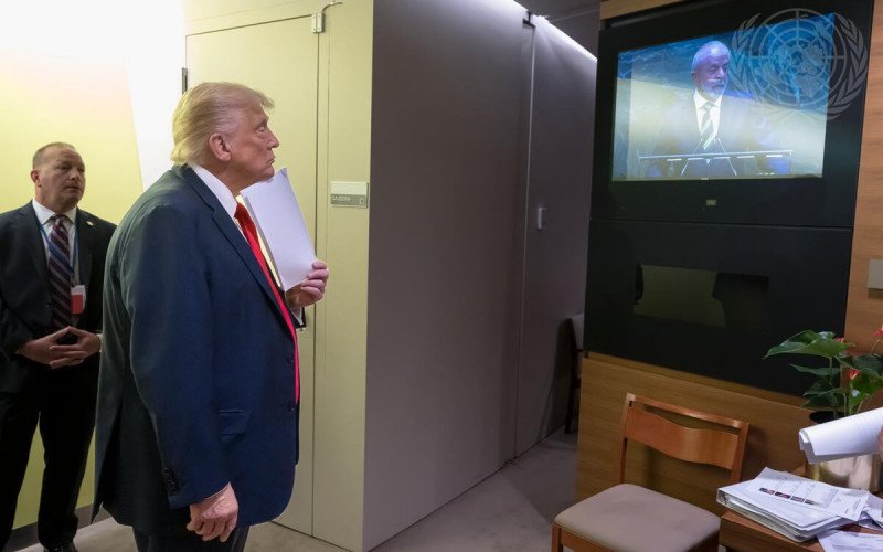 Trump assistiu ao discurso de Lula na ONU | abc+
