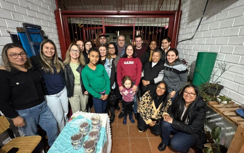 Estudantes e professores do EJA da Maria Quitéria