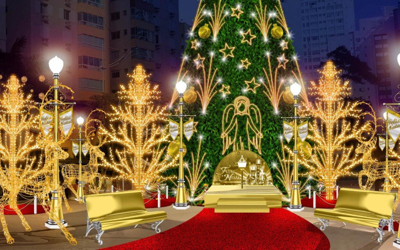 Projeto do Natal em Balneário Camboriú, Santa Catarina