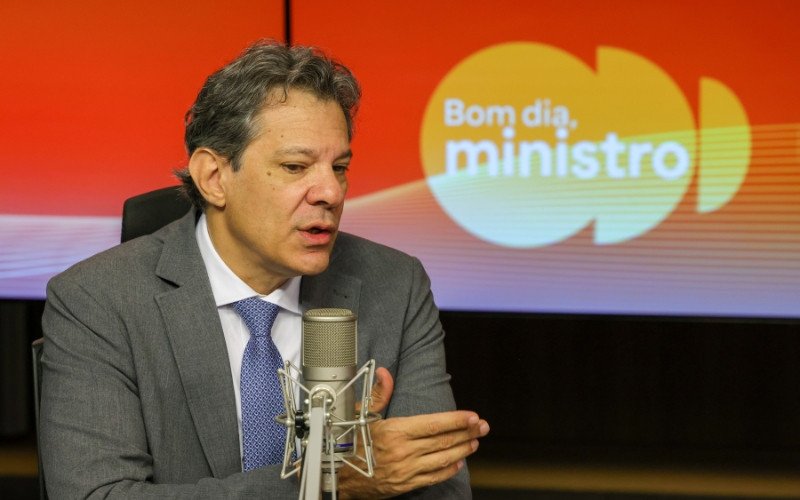 Ministro da Fazenda Fernando Haddad participou do programa Bom Dia, Ministro, da EBC, ligada ao governo federal | abc+