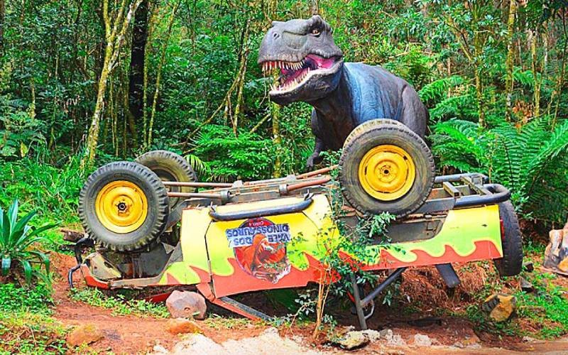 Vale dos Dinossauros, em Canela