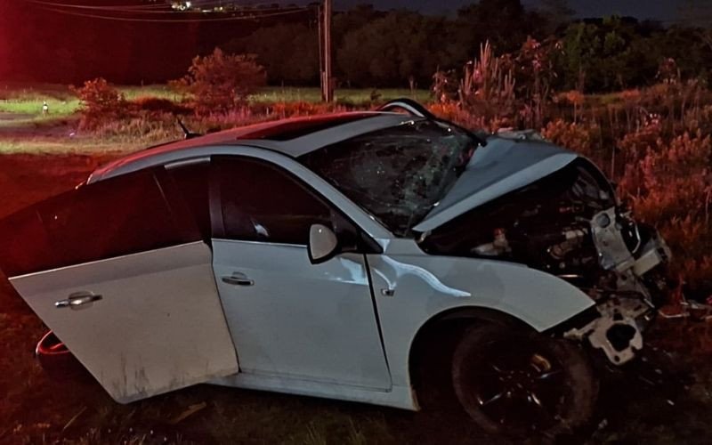 Acidente na noite desta terça-feira na BR-116, em Estância Velha