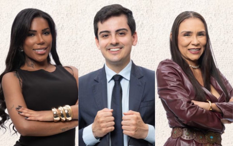 Carol Lekker, Dudu Camargo e Yoná vão disputar a Prova do Fazendeiro nesta quarta-feira (8) | abc+