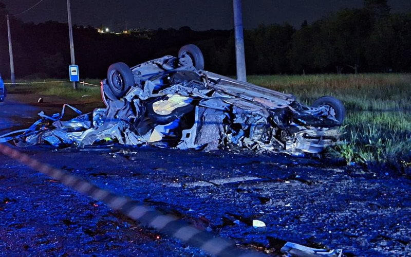 BR-116: Colisão envolveu quatro veículo e resultou na morte de uma mulher