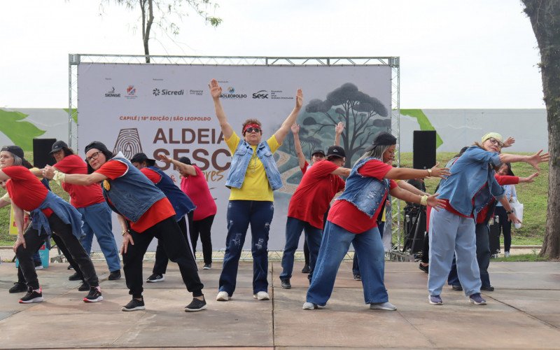 Apresentações de dança estiveram na programação do primeiro dia da Aldeia Sesc Capilé