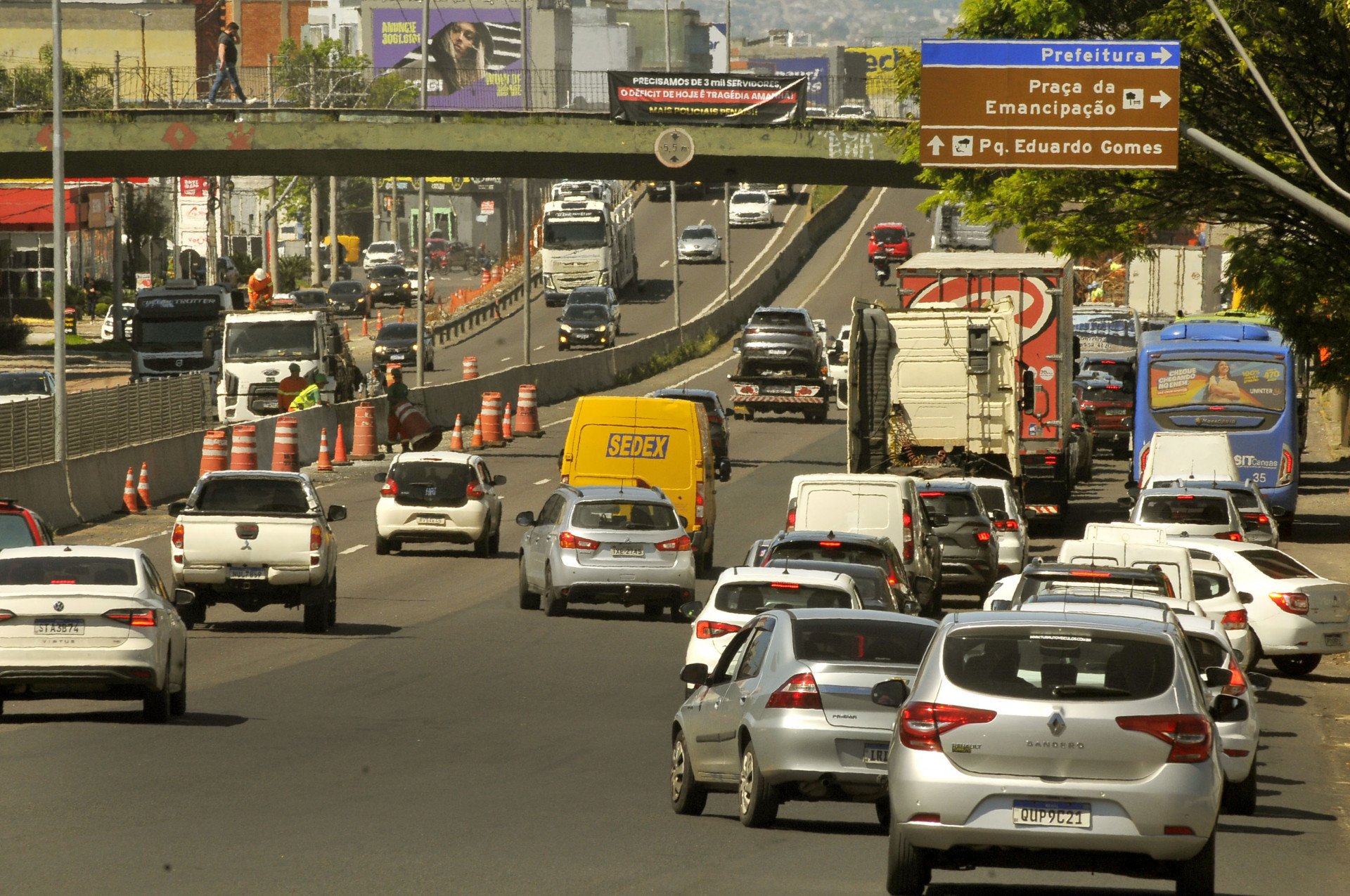 BR-116: Dnit alerta para bloqueios na rodovia neste início de semana em Canoas
