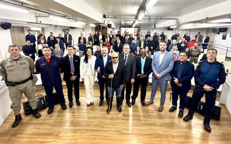 Homenagem para Salesio Nuhs, mais novo Cidadão Leopoldense