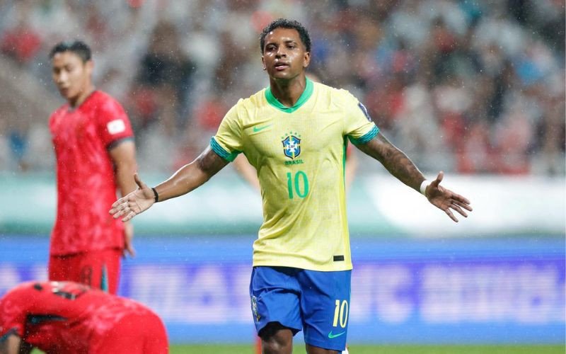 Brasil goleia a Coreia do Sul por 5 a 0
