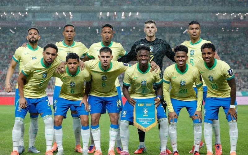 Brasil goleia a Coreia do Sul por 5 a 0