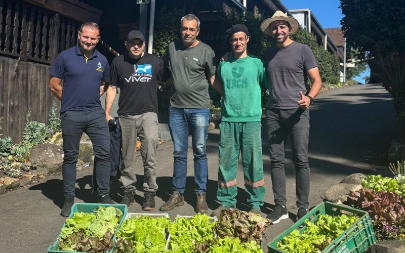 Hortaliças da 1ª Oktoberfest são doadas a instituições de caridade