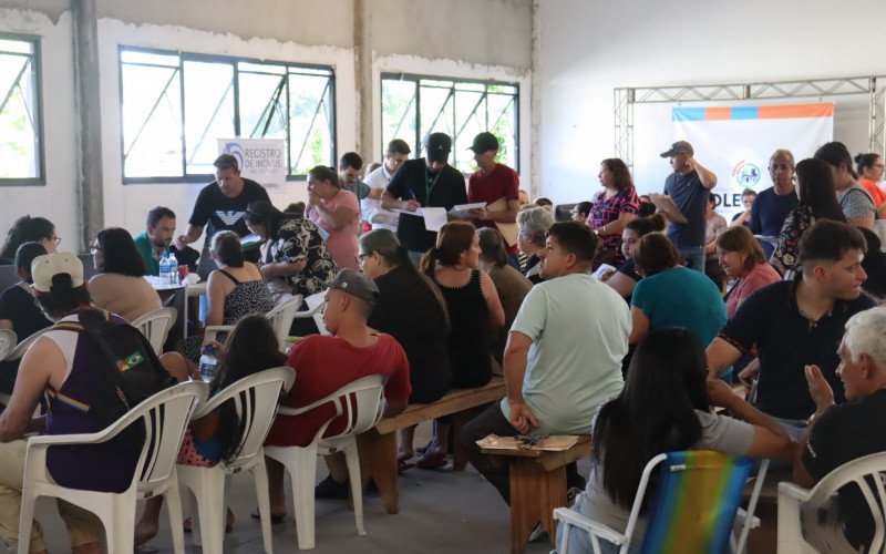 1395 moradias foram contempladas na no mutirão de regularização