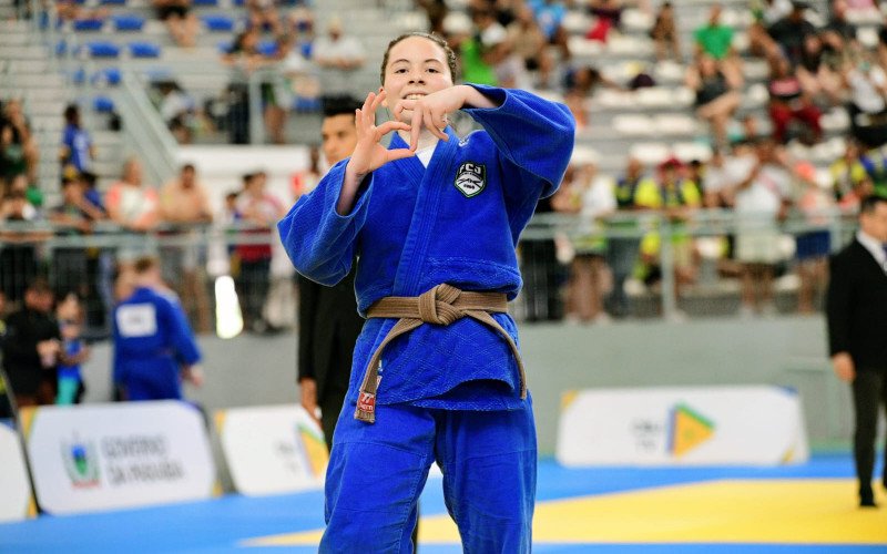 Isabella da Silva, atleta da Fusegi Canoas, foi a única gaúcha com medalha de ouro no Campeonato Brasileiro Sub-13 e Sub-15 de Judô | abc+