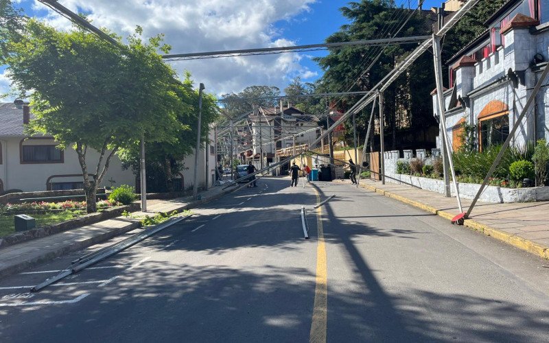 Instalação de estruturas do Natal Luz exige novo bloqueio na Rua Ricardo Sturmhofel