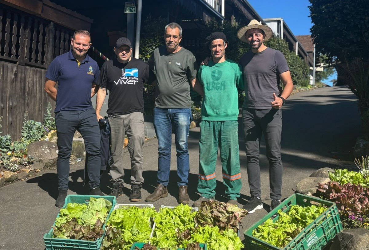 Hortaliças utilizadas na decoração da Oktoberfest Gramado são doadas