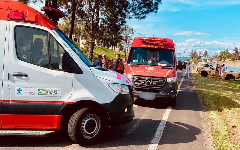 Policial militar rodoviário foi levado para hospital; atropelamento aconteceu durante tarde deste sábado (11) | abc+