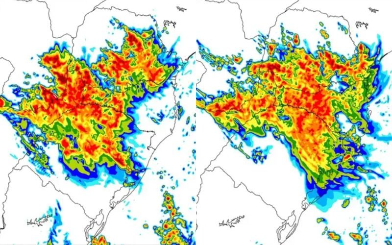 CICLONE: Inmet e MetSul alertam para risco de tempestades neste domingo (12)