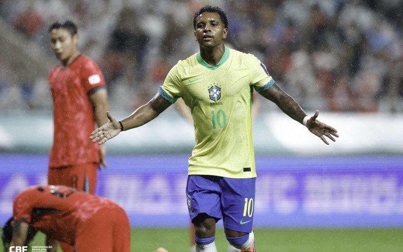 Rodrygo anotou duas vezes contra a Coreia do Sul | abc+