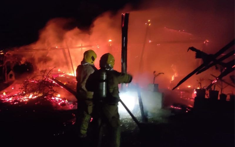 Inc&ecirc;ndio em Port&atilde;o