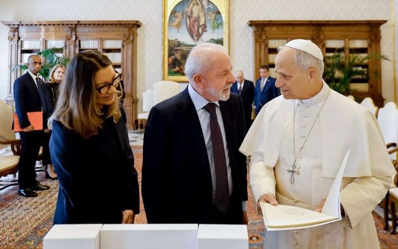 Lula encontra Papa Leão XIV nesta segunda-feira (13) / 13 de outubro de 2025