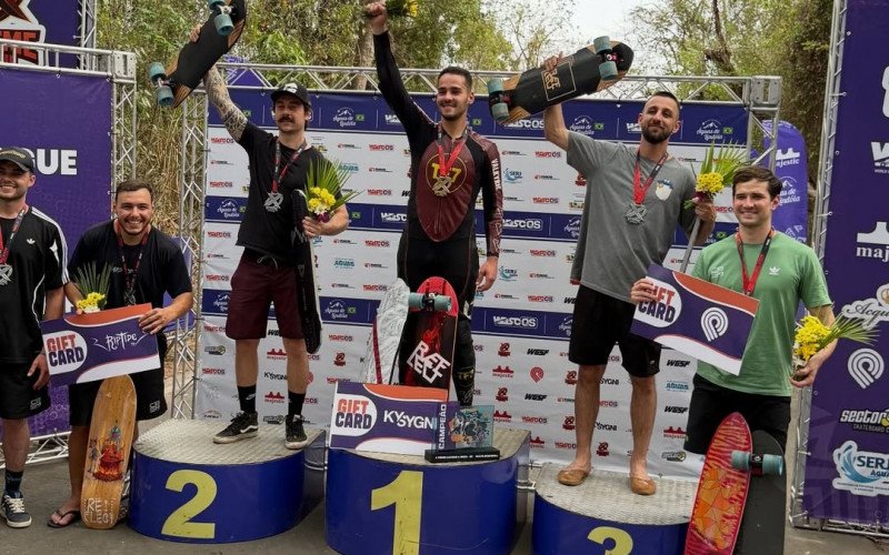 Cristian Henz, de São Léo, ficou em segundo lugar | abc+