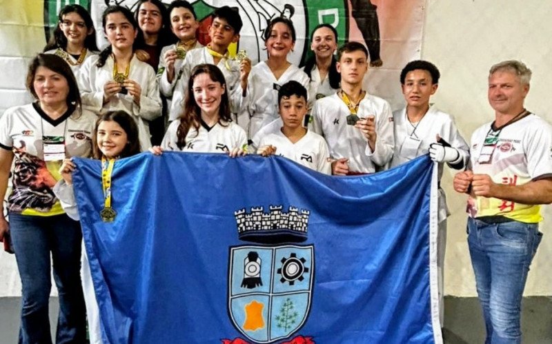 Equipe Esquadrão Tigre Taekwondo, de Parobé, levou 12 medalhas no Campeonato Gaúcho da modalidade | abc+