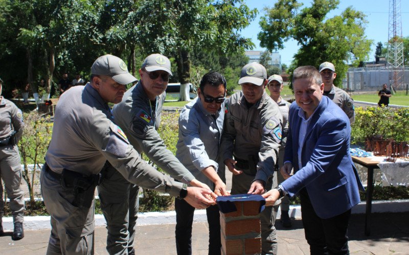 Brigada Militar organizou solenidade no final da manhã desta terça-feira (14) | abc+