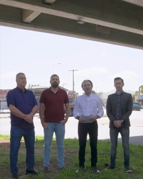 Juvir Costella em vídeo na RS-118, em Sapucaia do Sul, divulgado na terça-feira (14)
