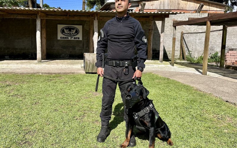 Atuação de cães treinados em Canela auxilia no trabalho dentro dos presídios da região