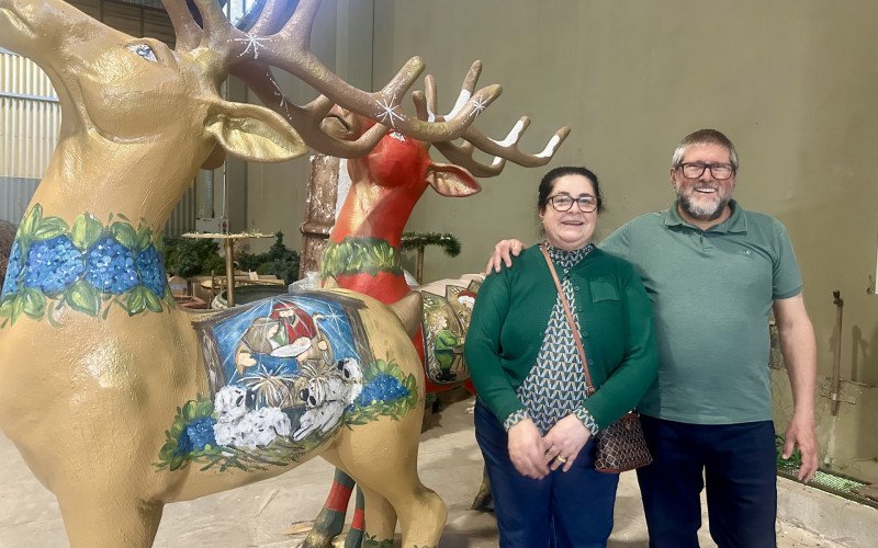 Artistas de Gramado ajudam a embelezar a cidade durante o Natal Luz