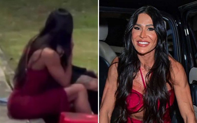 Gracyanne Barbosa foi flagrada sentada na calçada após ter carro roubado | abc+