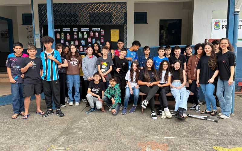 Projeto Repórter Mirim na Emeb Presidente Getúlio Vargas, no bairro Rincão | abc+