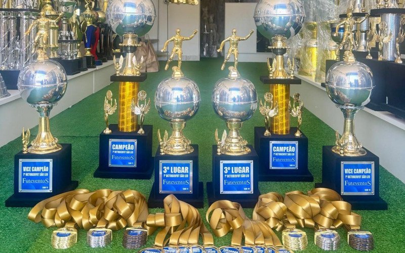 Troféus e medalhas serão entregues aos três melhores colocados no OctoberFut São Léo