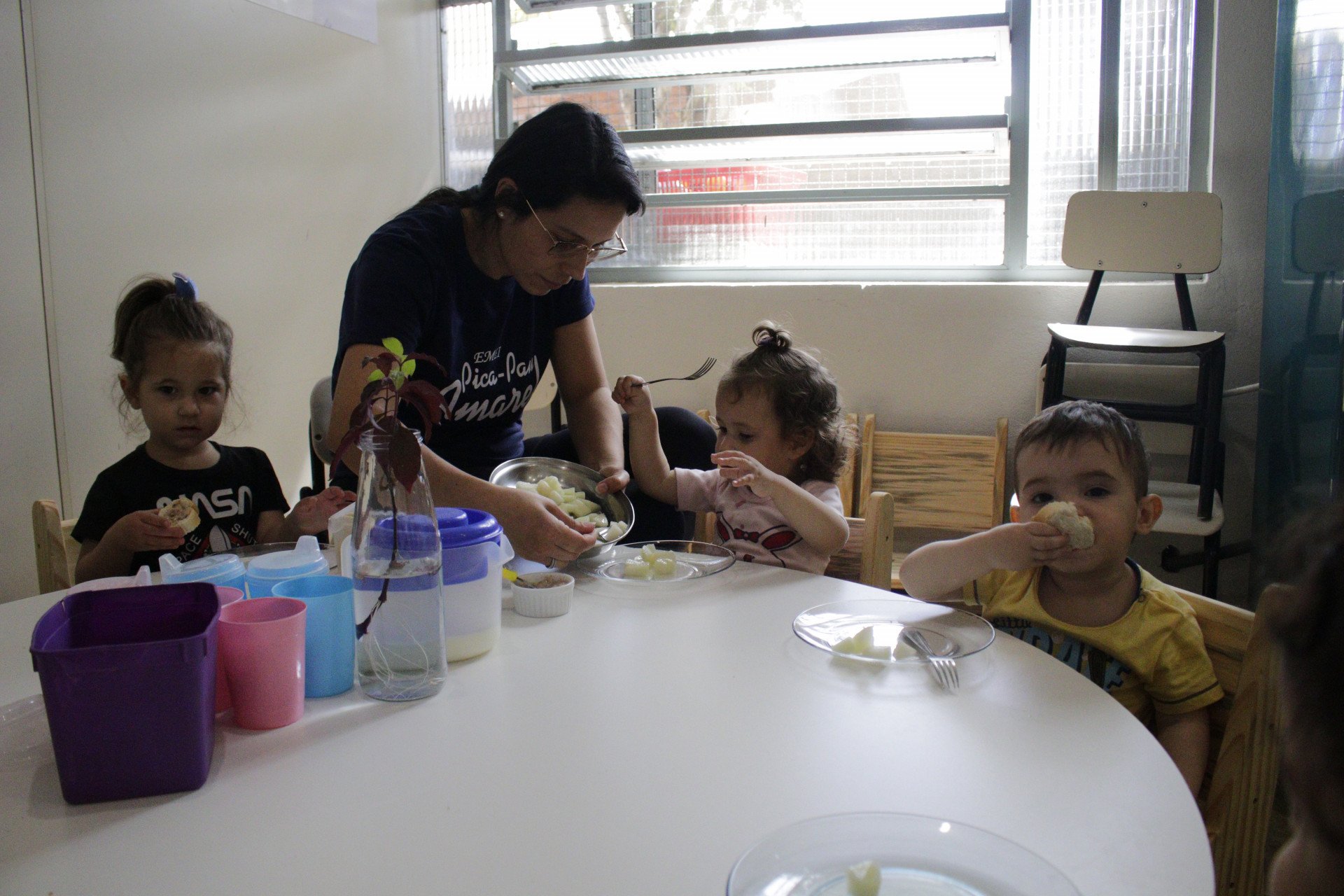 Lanche coletivo com a professora referência | abc+