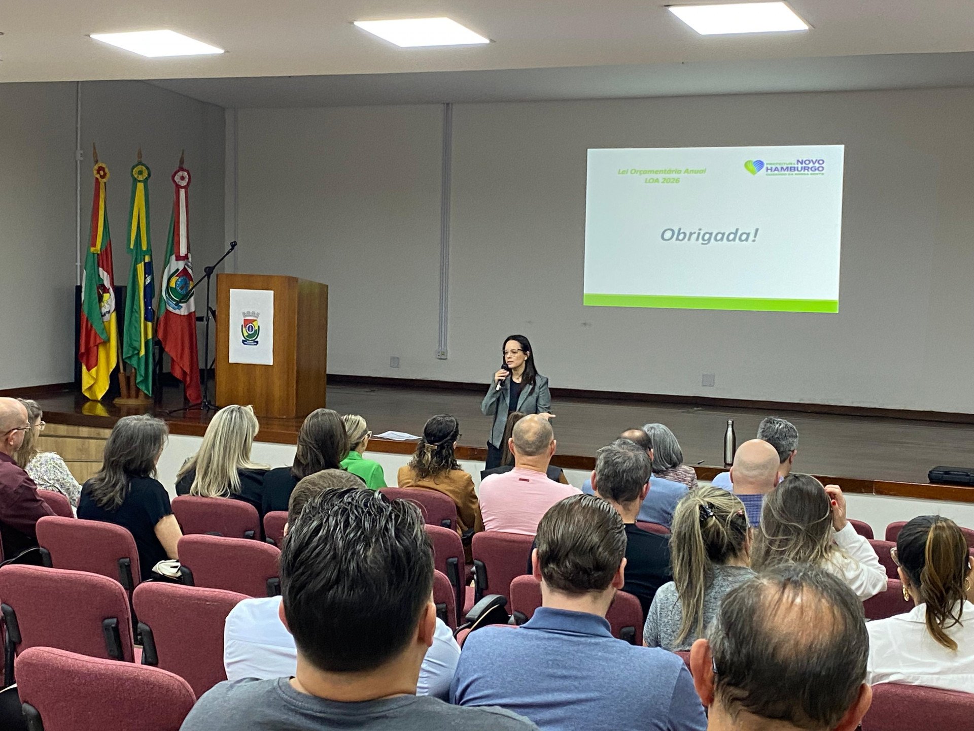 Orçamento de 2026 para Novo Hamburgo é apresentado em audiência pública
