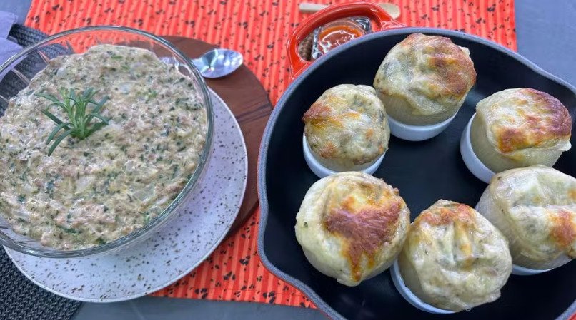 RECEITA DA ANA MARIA BRAGA: Saiba como fazer Cestinha de cebola recheada e gratinada preparada nesta quarta-feira, 22 de outubro