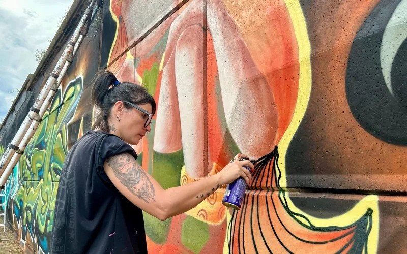 Artista Marcinha Dark durante o South Kings 2024 | abc+