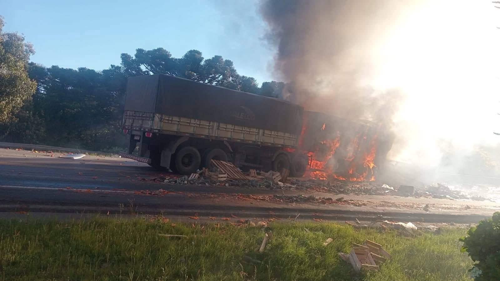 BR-386: Saiba de onde eram motoristas que morreram em colisão frontal entre caminhões em Fontoura Xavier