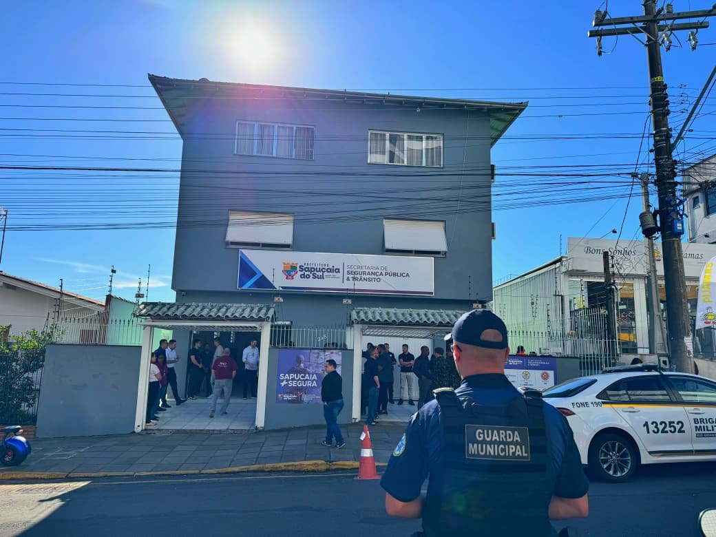 Nova sede da Secretaria Municipal de Segurança e Trânsito é inaugurada em Sapucaia do Sul