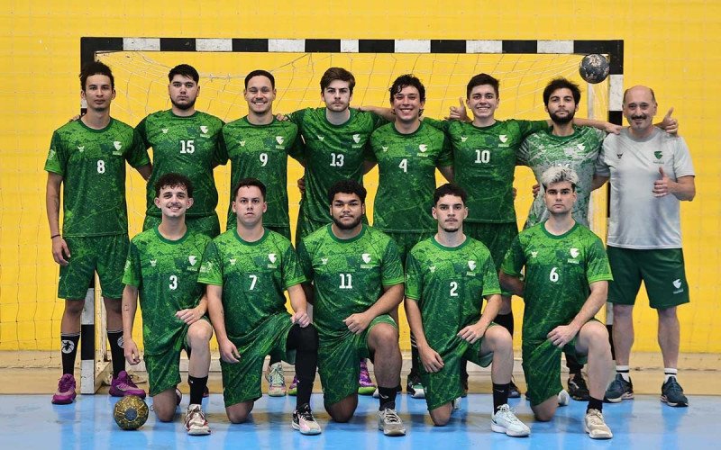 Time masculino da AECB/Feevale disputa a segunda fase do estadual de handebol  | abc+