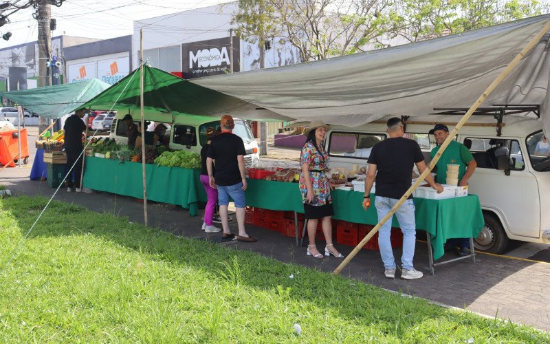 Feira do Produtor no bairro Canudos, em Novo Hamburgo. | abc+