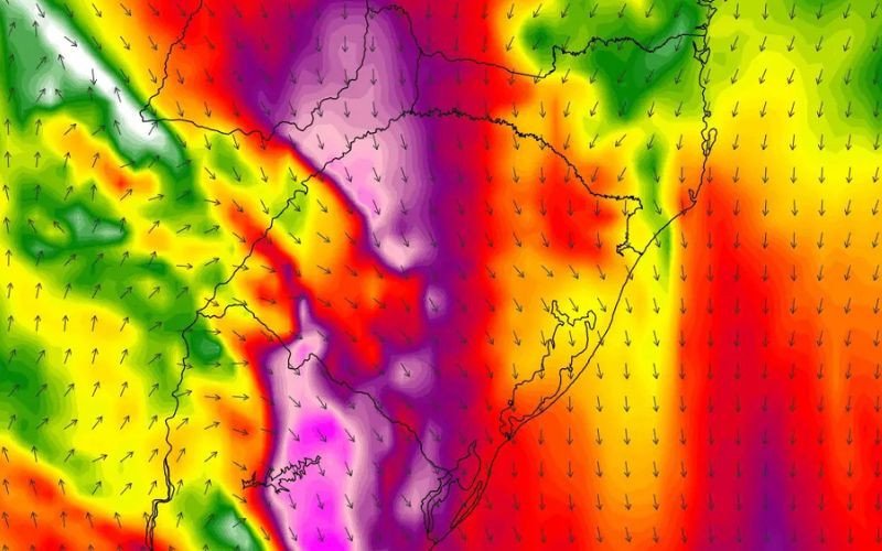 FRENTE FRIA: Mudança brusca no tempo trará ventos de até 90 km/h ao RS | abc+