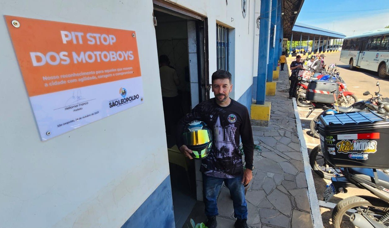 Pit Stop para motoboys é inaugurado na Rodoviária de São Leopoldo