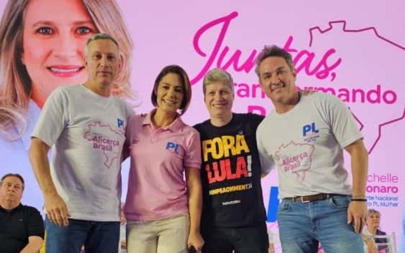 Sanderson, Michele Bolsonaro, Marcel van Hattem e Zucco | abc+