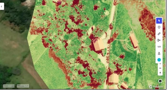 Geração de dados obtida através do uso do drone multiespectral | abc+