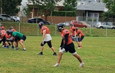 Futebol americano: Time do Paranhana intensifica treinos para a final no Campeonato Brasileiro