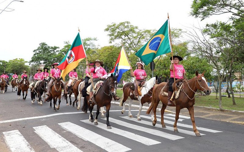 Em Esteio, cavalgada ocorreu no último domingo