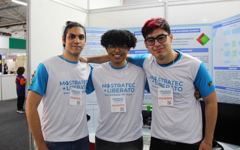 Representando a região, Matheus Cardoso, Denis Santana e Kauã Trendt