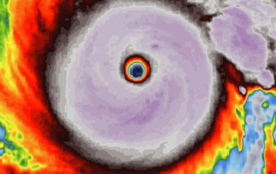 Recorde mundial: Furacão entra para história com rajadas de vento acima de 405 km/h no Atlântico
