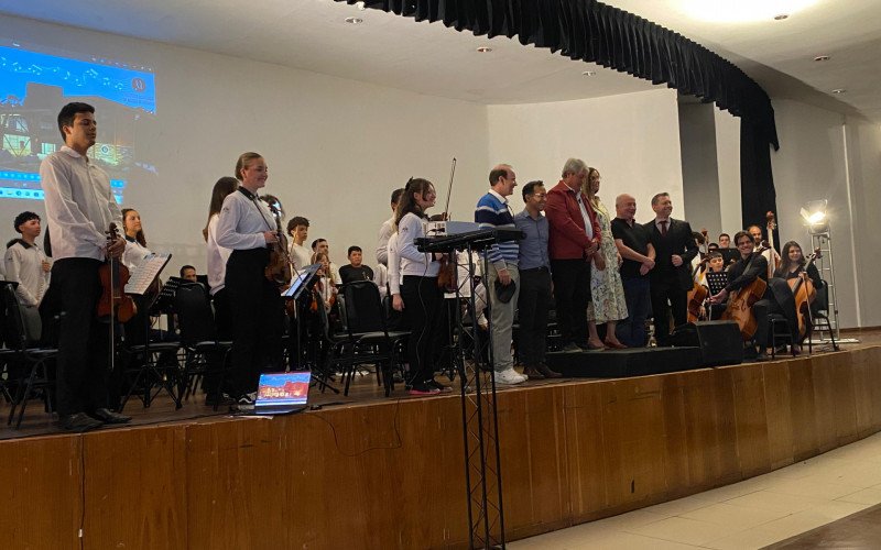 Anúncio foi feito durante recital da Orquestra Jovem de Gramado